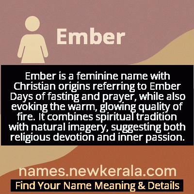 Ember Name Meaning and Origin