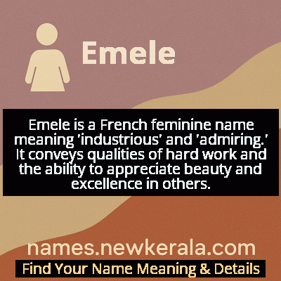 Emele Name Meaning and Origin