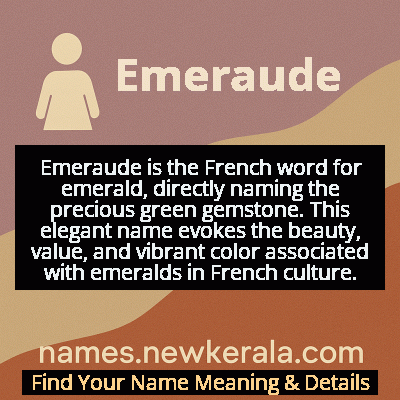 Emeraude Name Meaning and Origin
