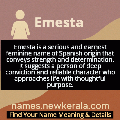 Emesta Name Meaning and Origin