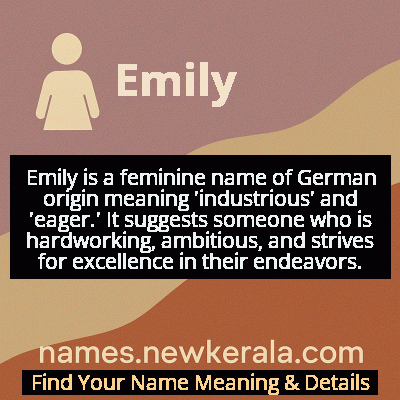 Emily Name Meaning and Origin