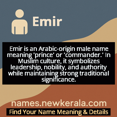 Emir Name Meaning and Origin