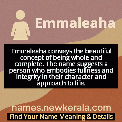 Emmaleaha Name Meaning and Origin