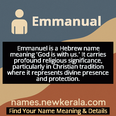 Emmanual Name Meaning and Origin