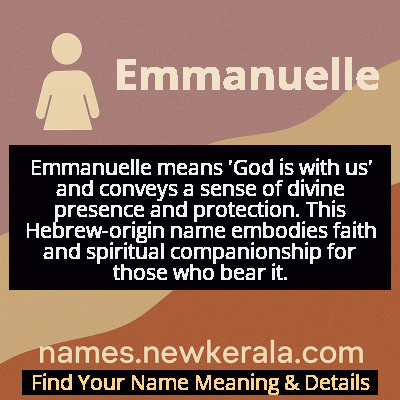 Emmanuelle Name Meaning and Origin