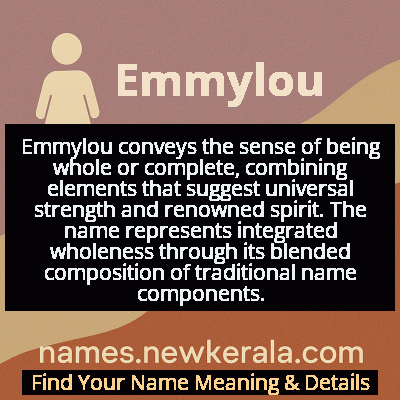 Emmylou Name Meaning and Origin