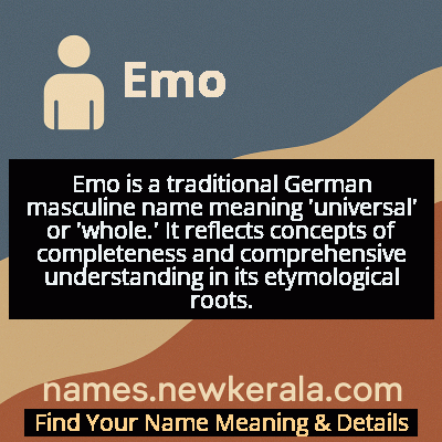Emo Name Meaning and Origin