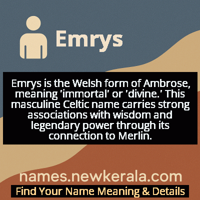 Emrys Name Meaning and Origin