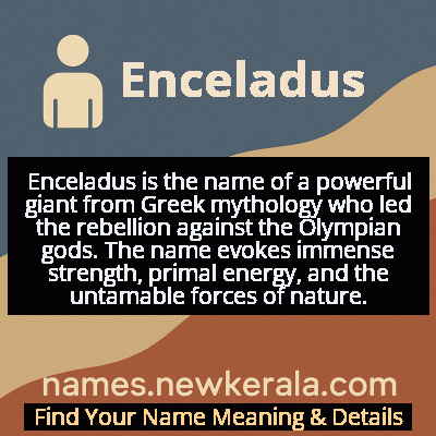 Enceladus Name Meaning and Origin