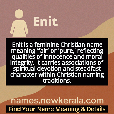 Enit Name Meaning and Origin