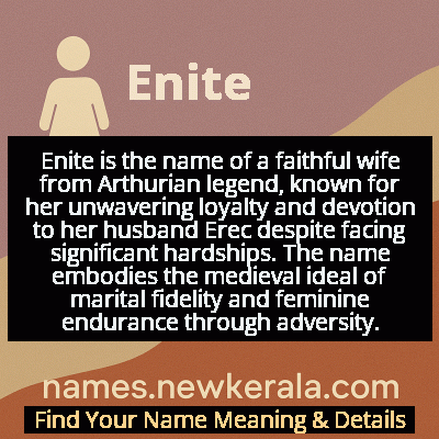 Enite Name Meaning and Origin