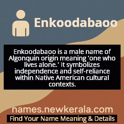 Enkoodabaoo Name Meaning and Origin