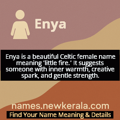 Enya Name Meaning and Origin