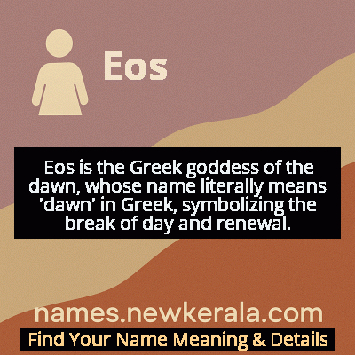 Eos Name Meaning and Origin