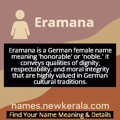 Eramana Name Meaning and Origin