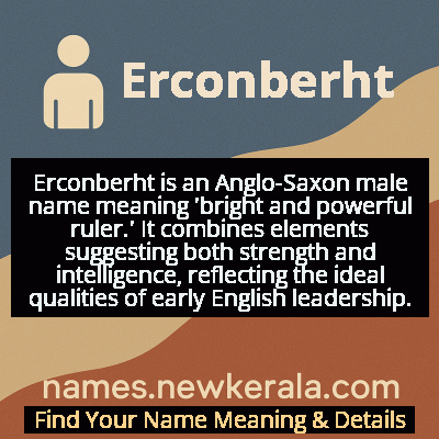 Erconberht Name Meaning and Origin