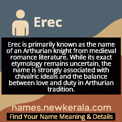 Erec Name Meaning and Origin