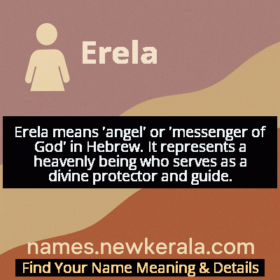 Erela Name Meaning and Origin
