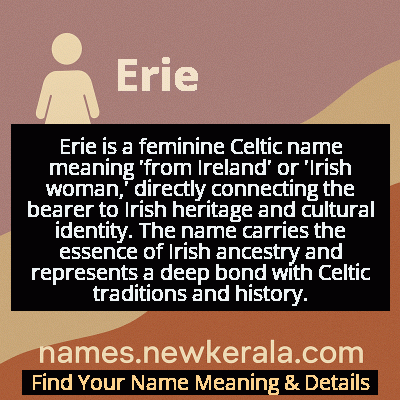 Erie Name Meaning and Origin