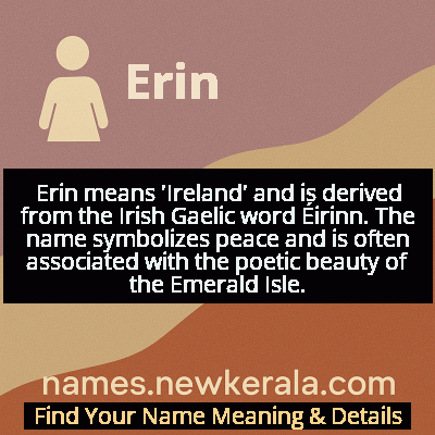 Erin Name Meaning and Origin