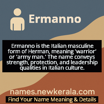 Ermanno Name Meaning and Origin