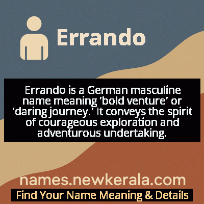 Errando Name Meaning and Origin