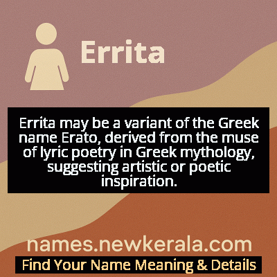 Errita Name Meaning and Origin
