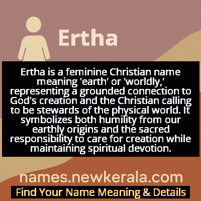 Ertha Name Meaning and Origin