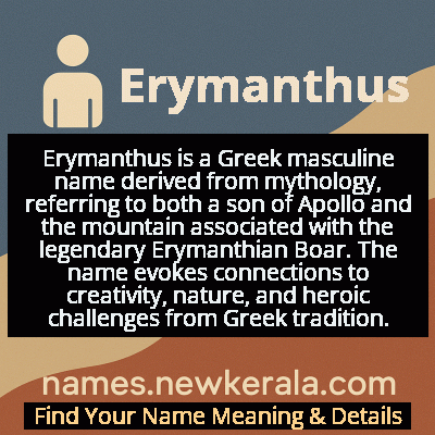 Erymanthus Name Meaning and Origin