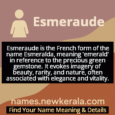Esmeraude Name Meaning and Origin