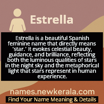 Estrella Name Meaning and Origin