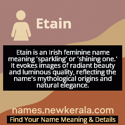 Etain Name Meaning and Origin