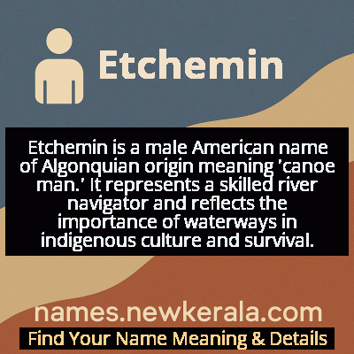 Etchemin Name Meaning and Origin