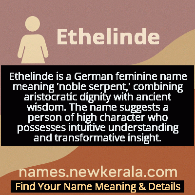 Ethelinde Name Meaning and Origin
