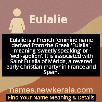 Eulalie Name Meaning and Origin