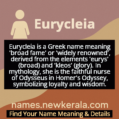 Eurycleia Name Meaning and Origin