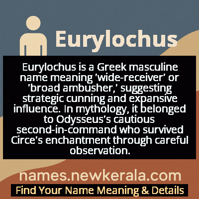 Eurylochus Name Meaning and Origin