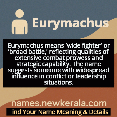 Eurymachus Name Meaning and Origin