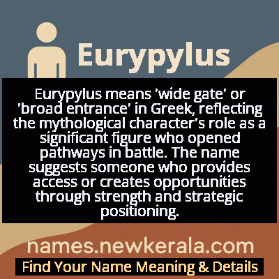 Eurypylus Name Meaning and Origin