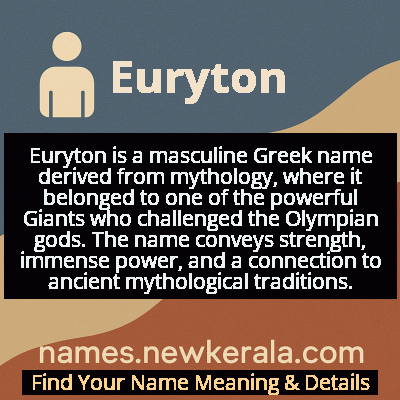 Euryton Name Meaning and Origin