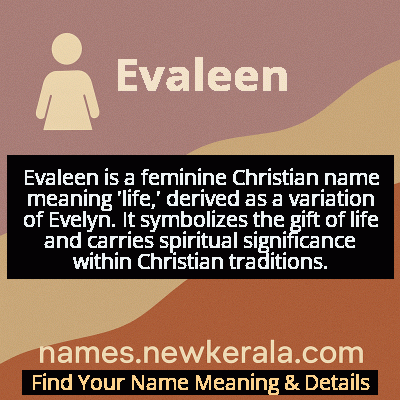 Evaleen Name Meaning and Origin