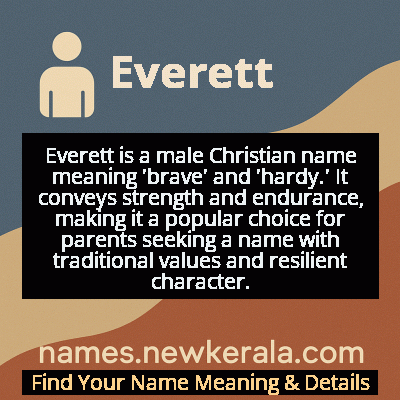 Everett Name Meaning and Origin