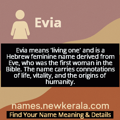 Evia Name Meaning and Origin