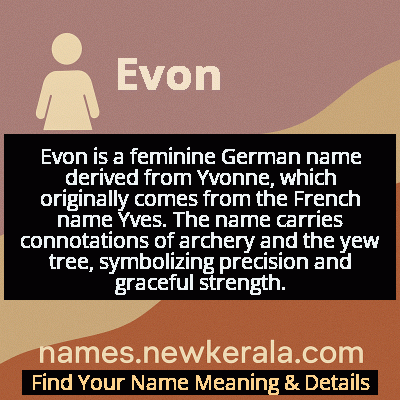 Evon Name Meaning and Origin