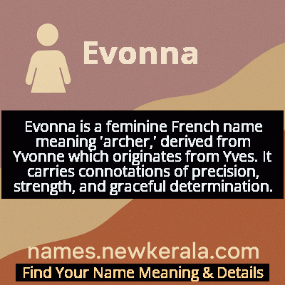 Evonna Name Meaning and Origin