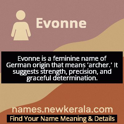 Evonne Name Meaning and Origin