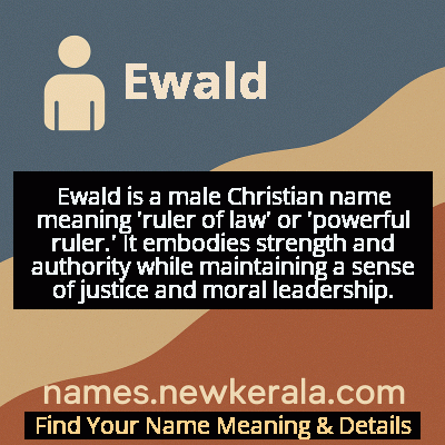 Ewald Name Meaning and Origin