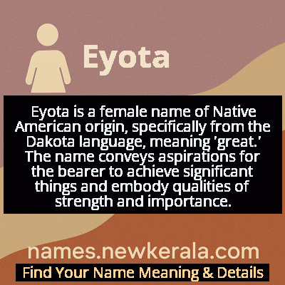Eyota Name Meaning and Origin