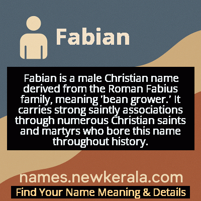 Fabian Name Meaning and Origin