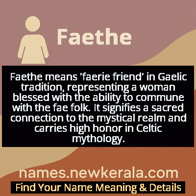 Faethe Name Meaning and Origin